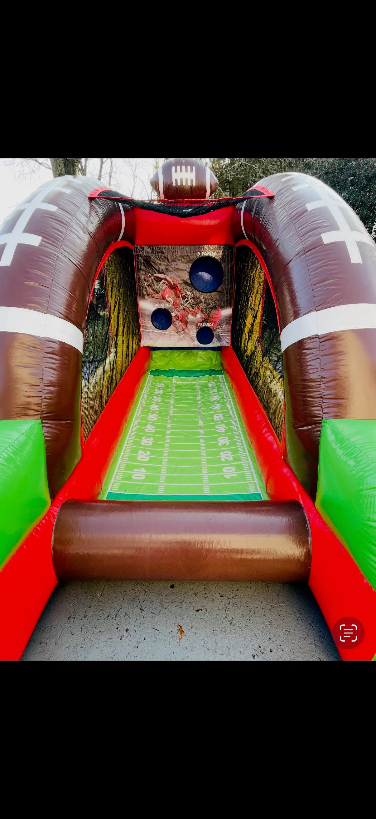 Inflatable basketball shoot game