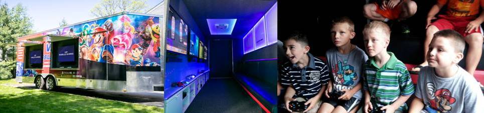 Video game truck birthday party in New Jersey by VIP Mobile Gaming