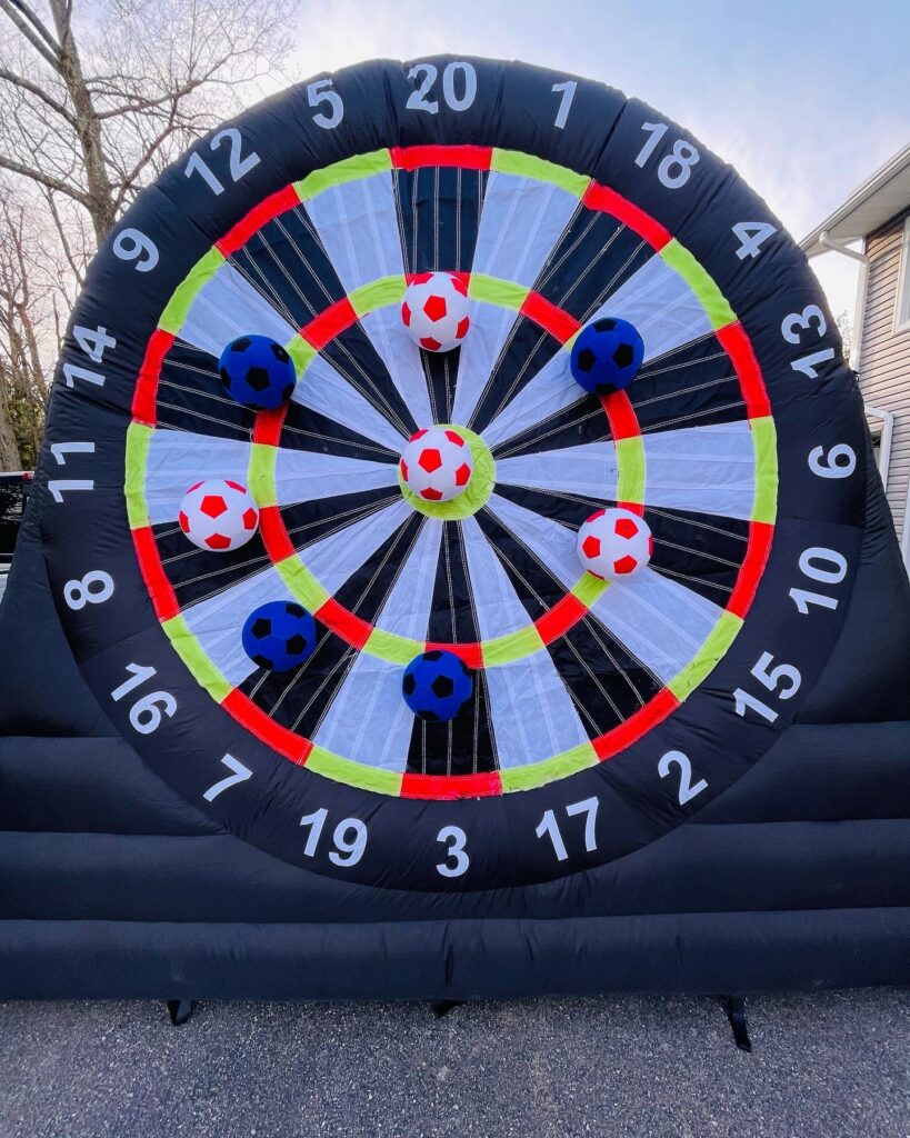 New Jersey inflatable soccer dart game party rental